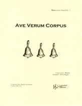 Ave Verum Corpus Handbell sheet music cover